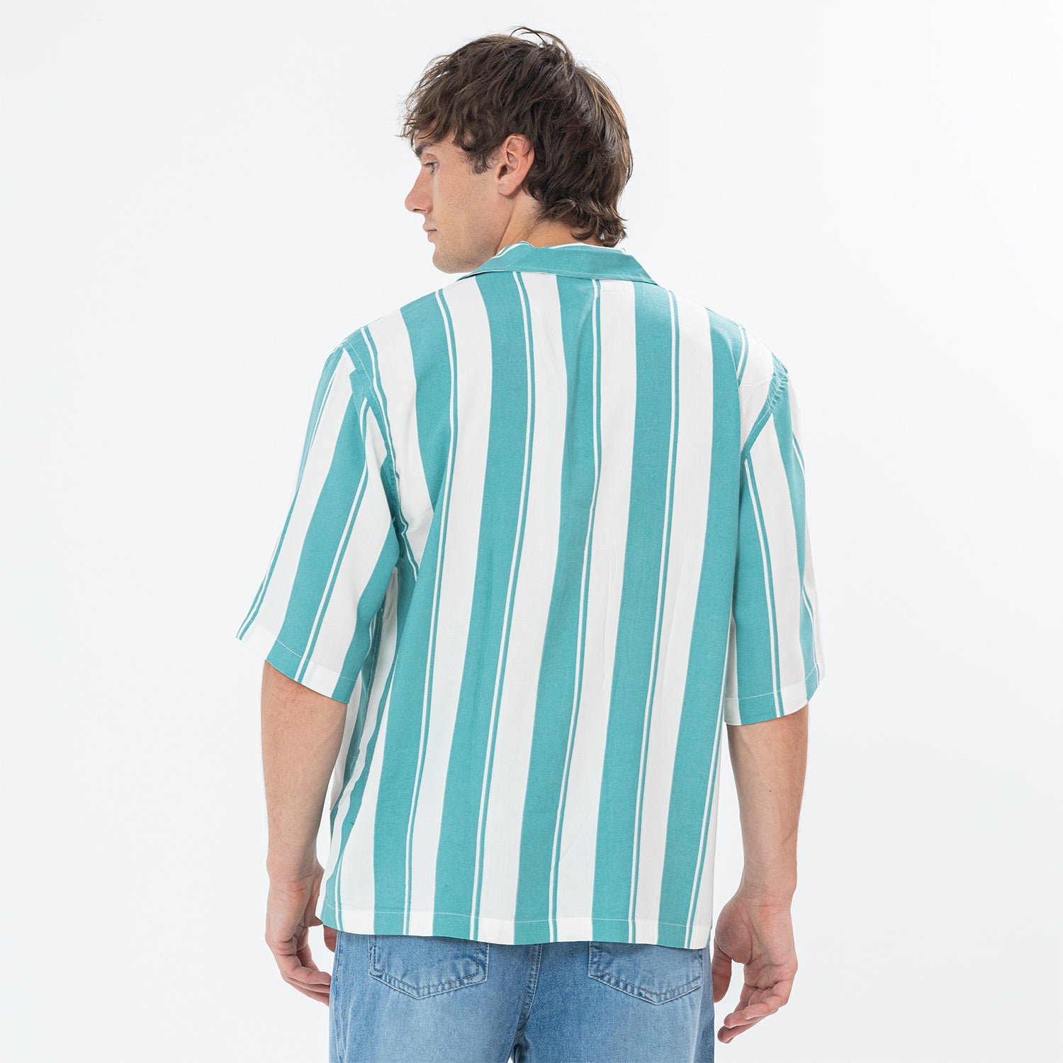 Shirt S/S Striped Box Fit SH-577-S26