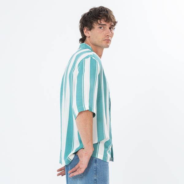 Shirt S/S Striped Box Fit SH-577-S26