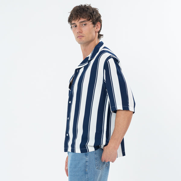 Shirt S/S Striped Box Fit SH-577-S26