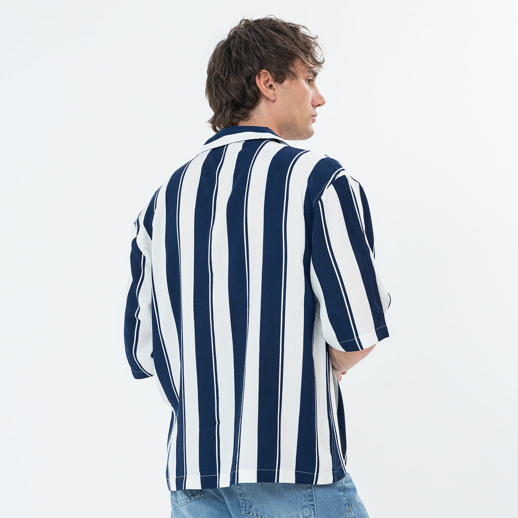 Shirt S/S Striped Box Fit SH-577-S26