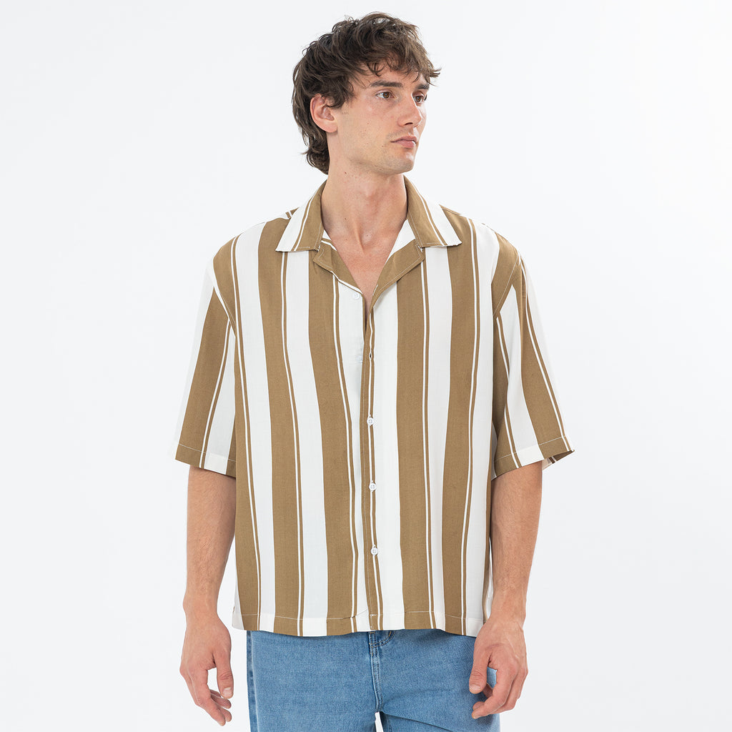Shirt S/S Striped Box Fit SH-577-S26