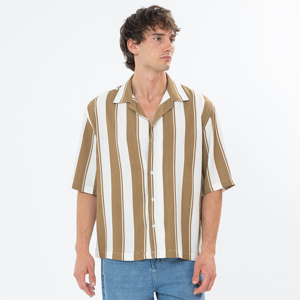Shirt S/S Striped Box Fit SH-577-S26