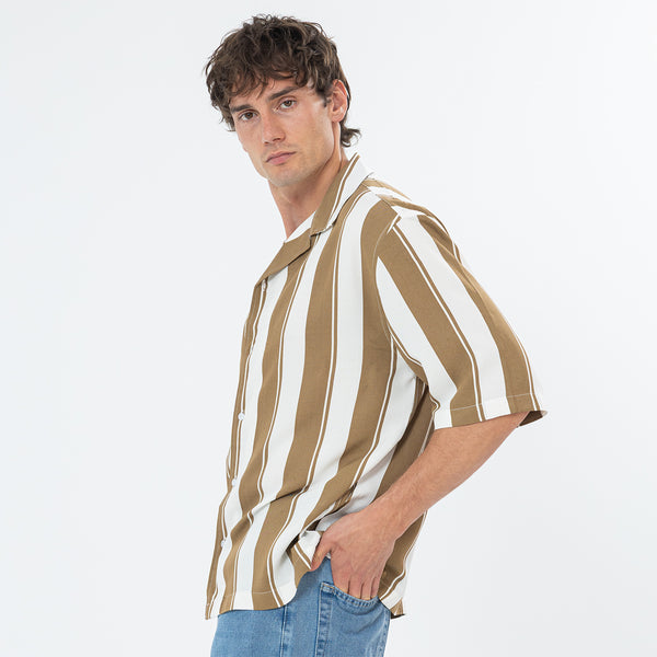 Shirt S/S Striped Box Fit SH-577-S26
