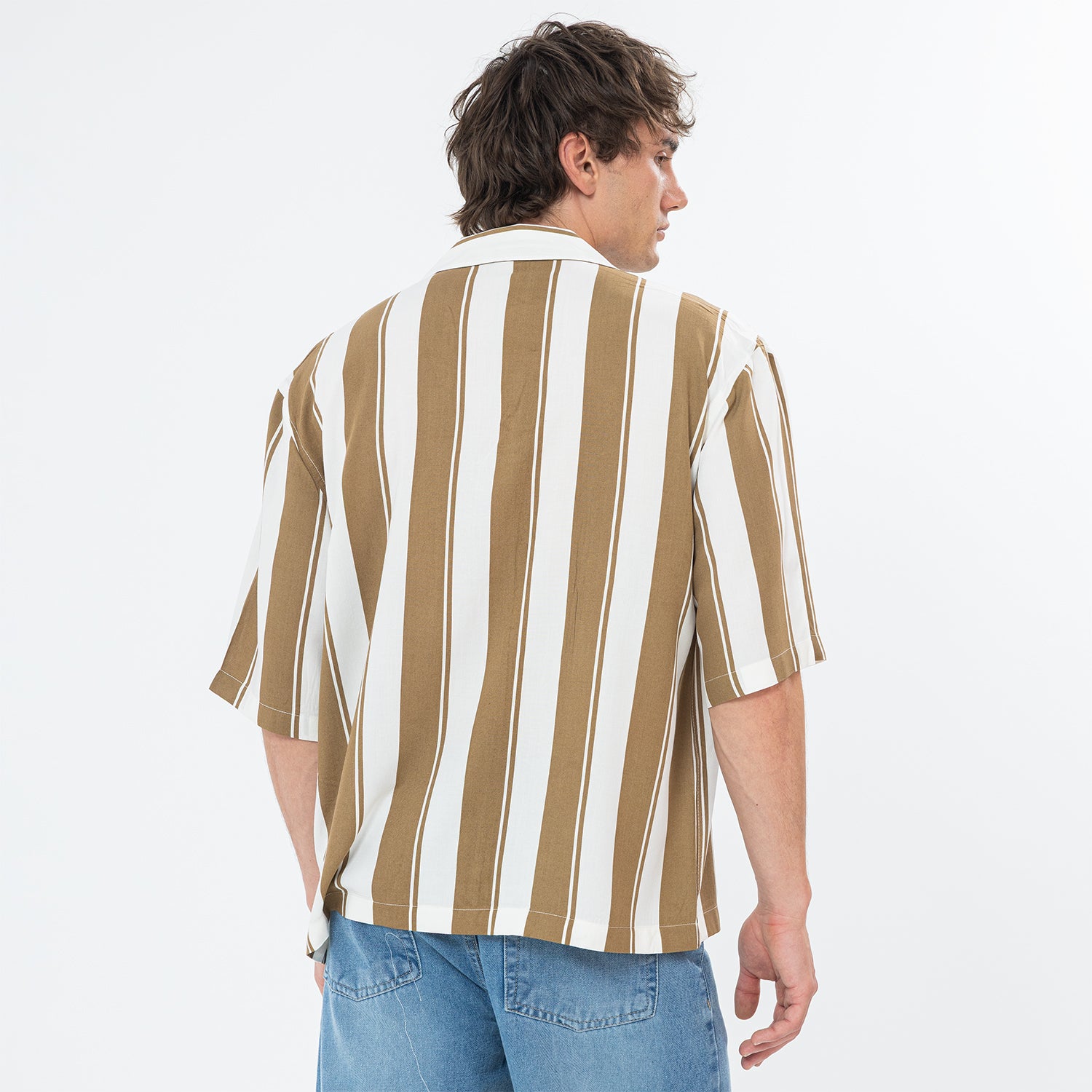 Shirt S/S Striped Box Fit SH-577-S26