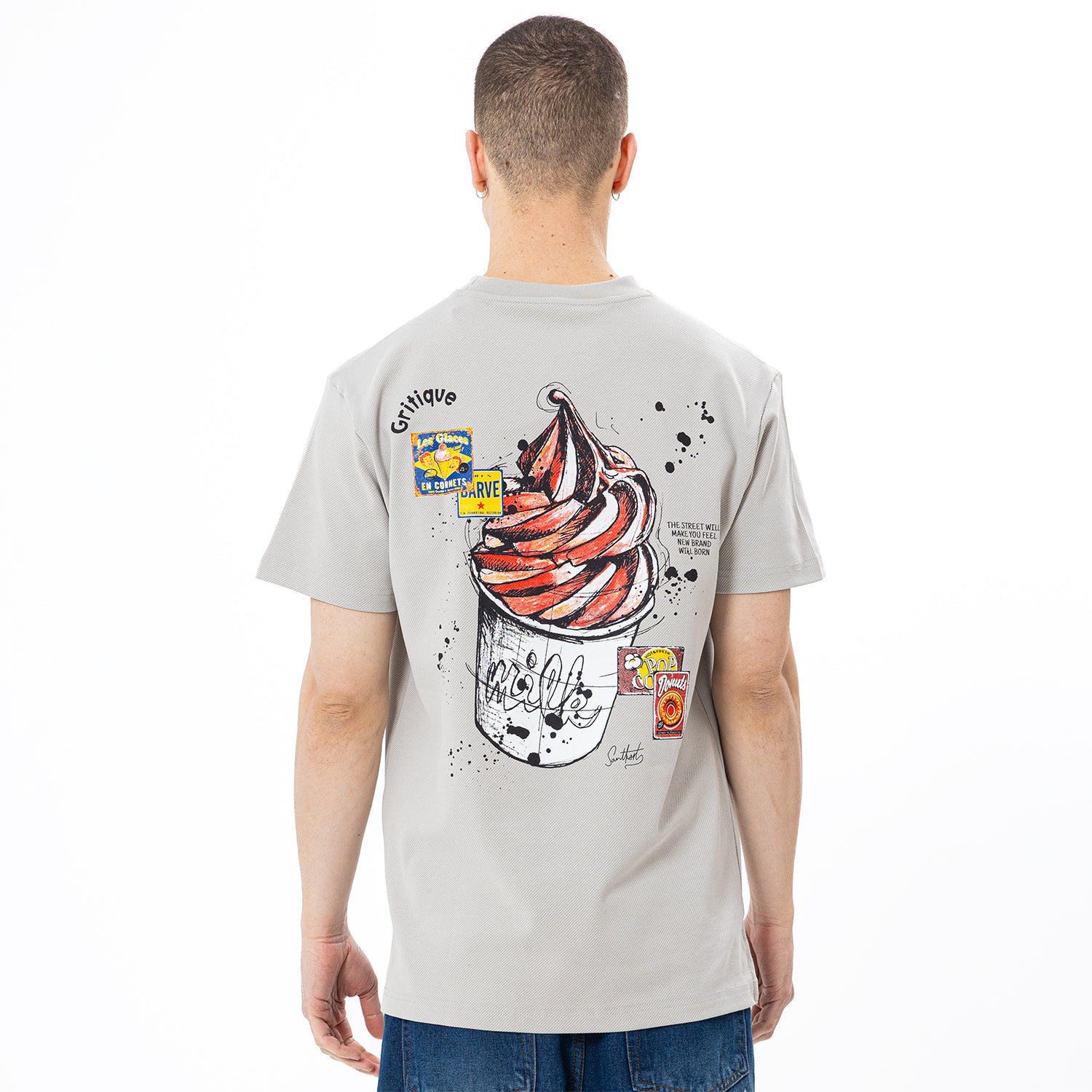 T Shirt R Relaxed Printed TR-127-S25 Main image