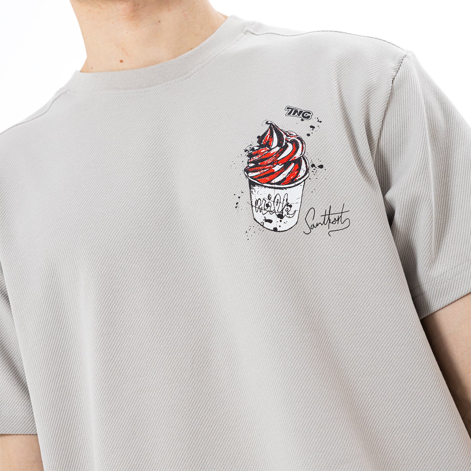 T Shirt R Relaxed Printed TR-127-S25 Secondary image