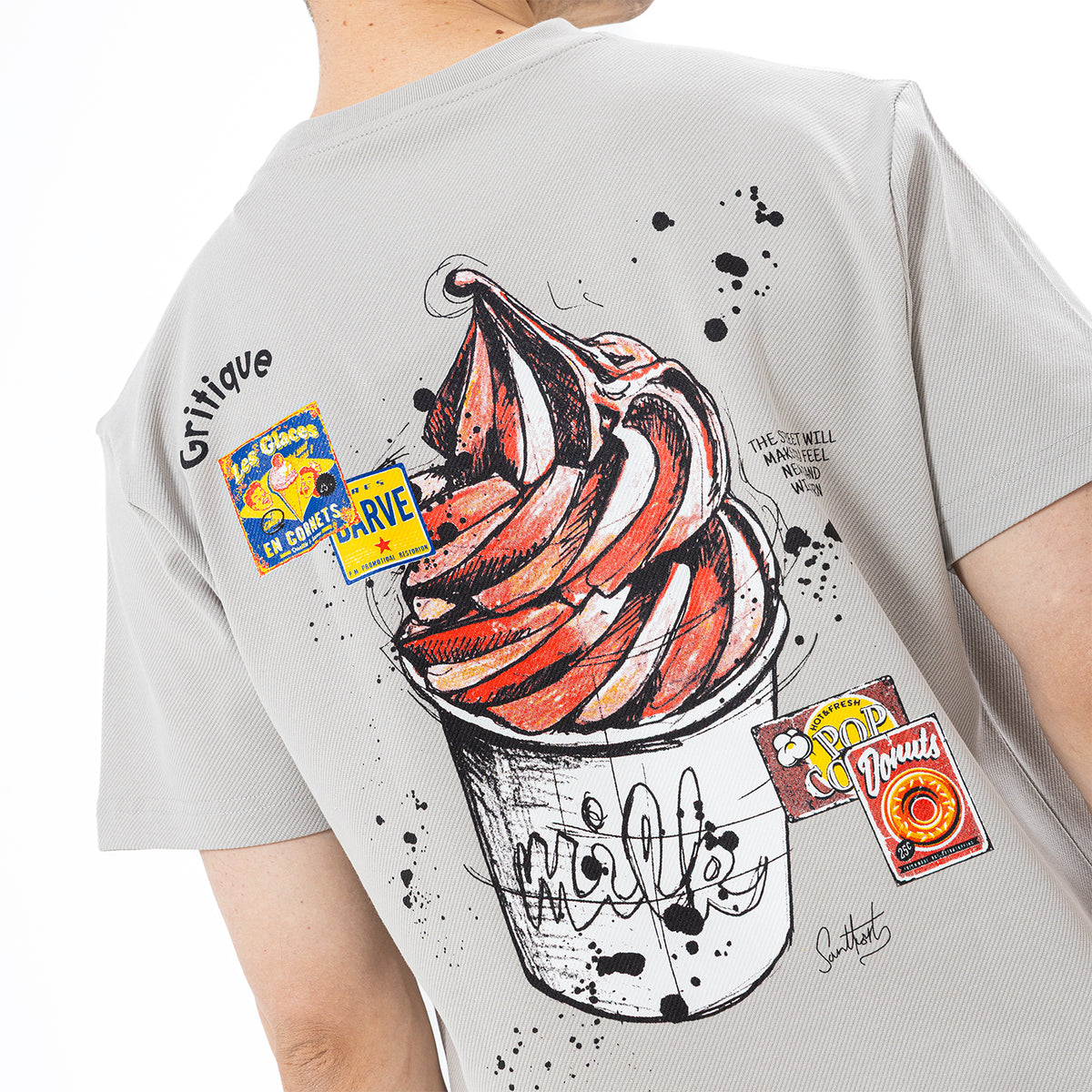 T Shirt R Relaxed Printed TR-127-S25