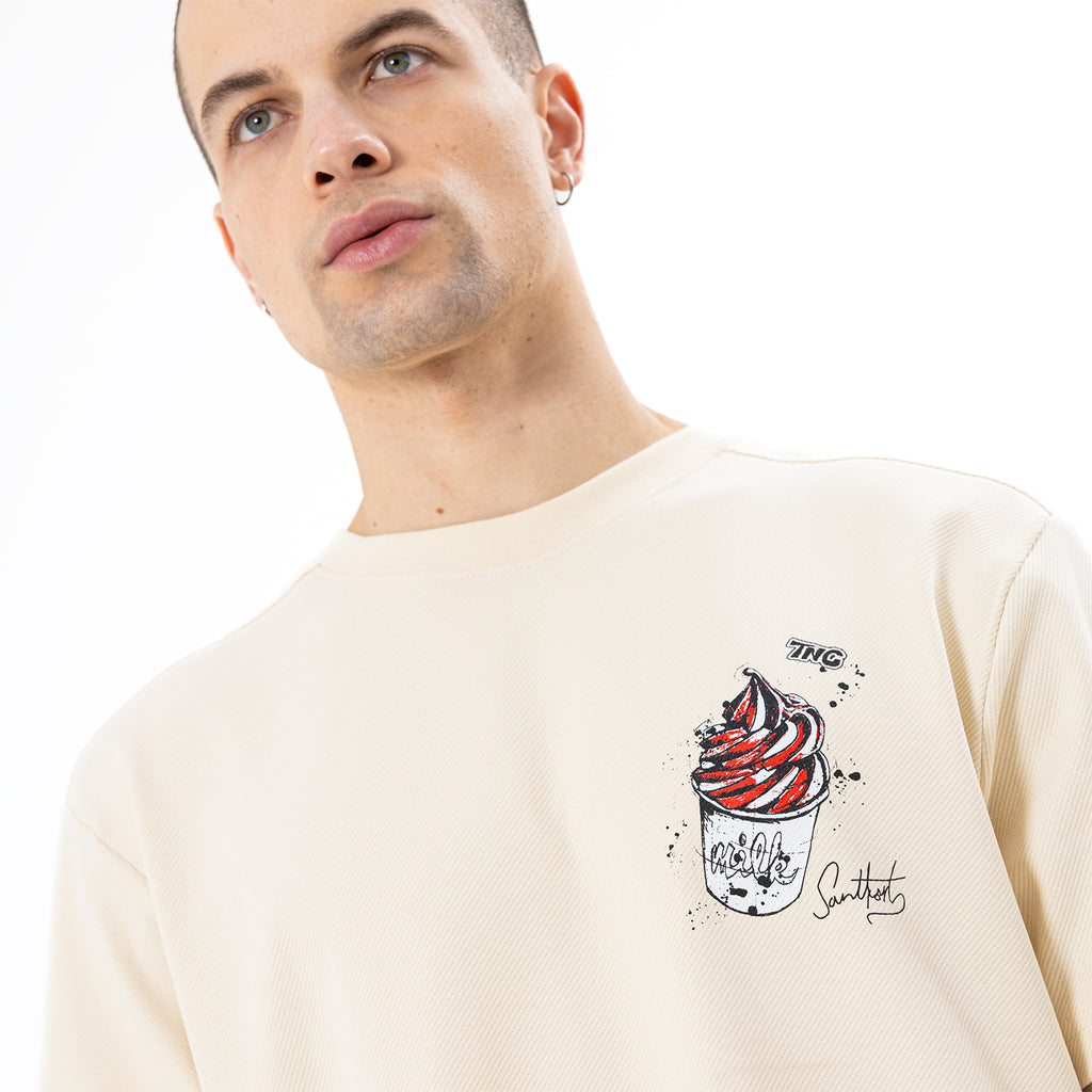 T Shirt R Relaxed Printed TR-127-S25