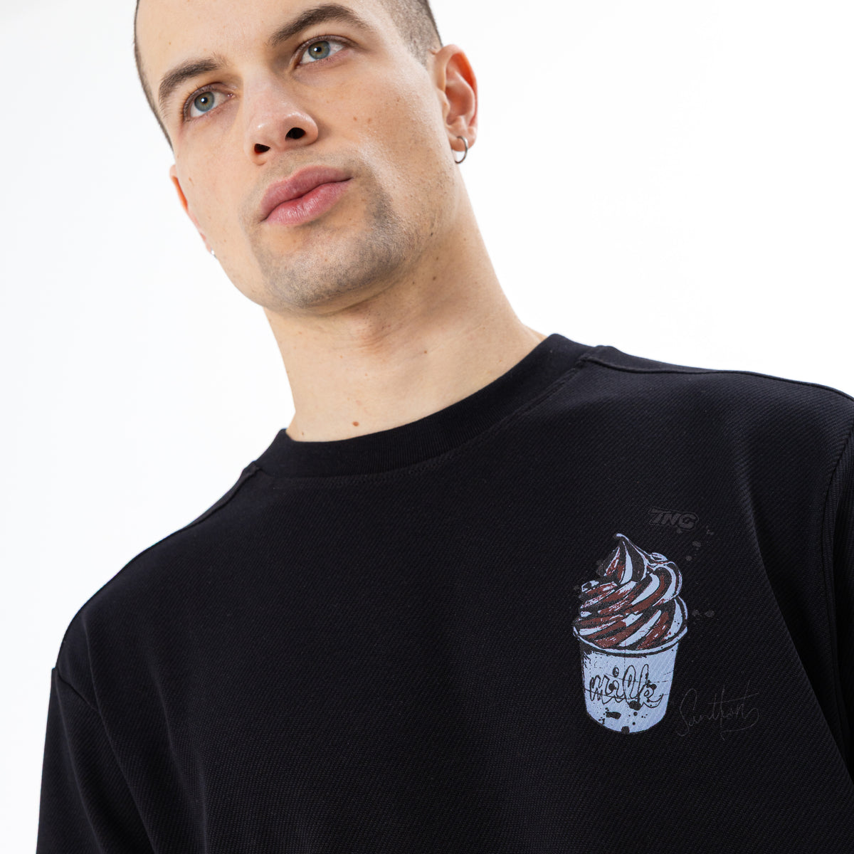 T Shirt R Relaxed Printed TR-127-S25