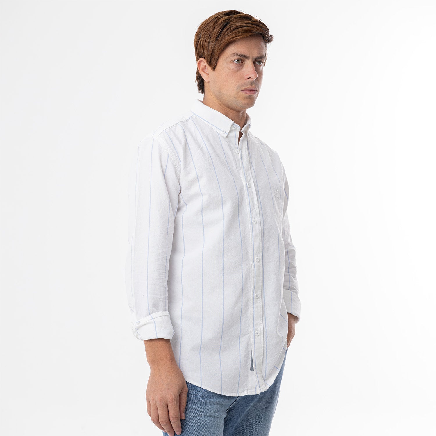 Shirt L/S Basic-SH-303