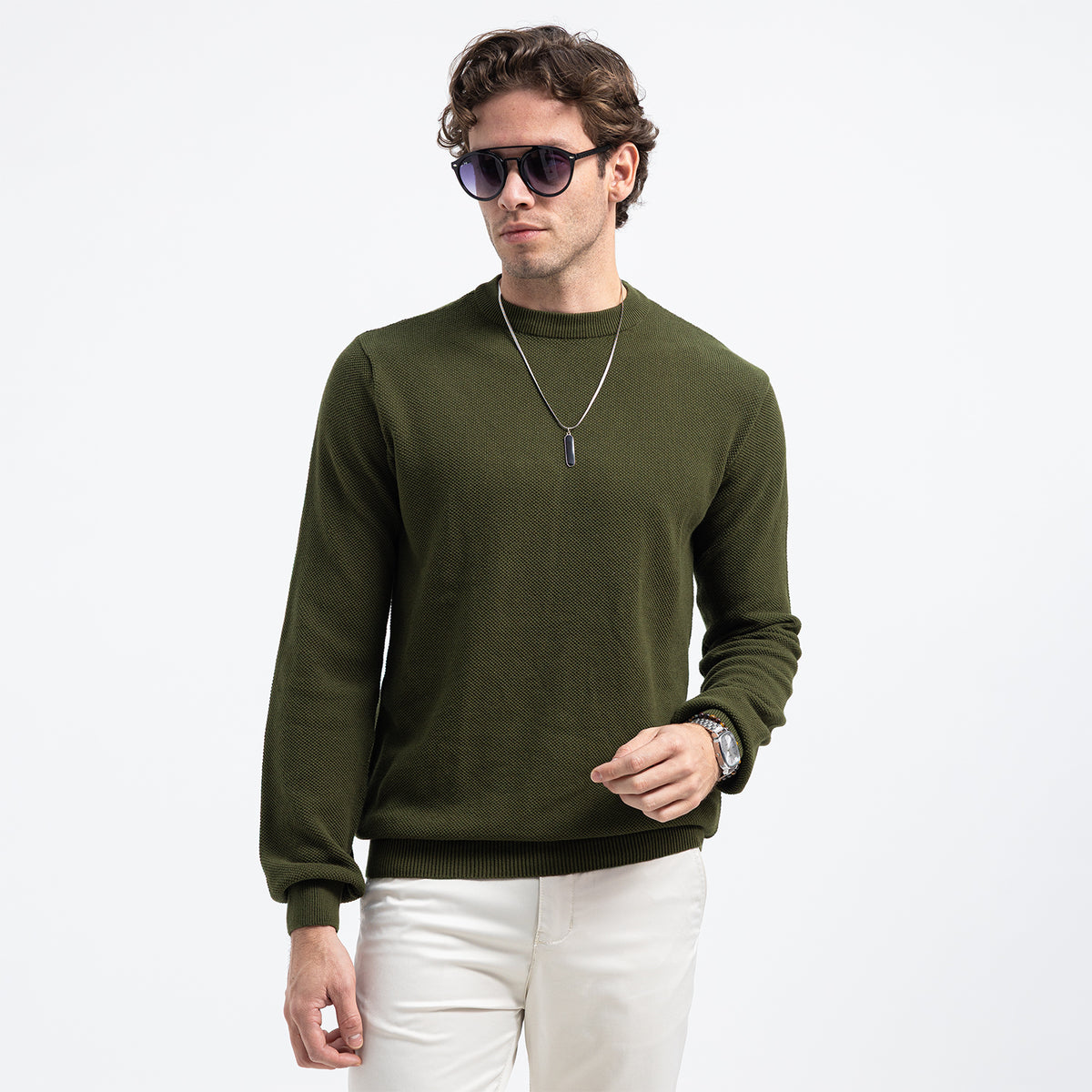 Pullover R Basic Cotton PCO-29-W26