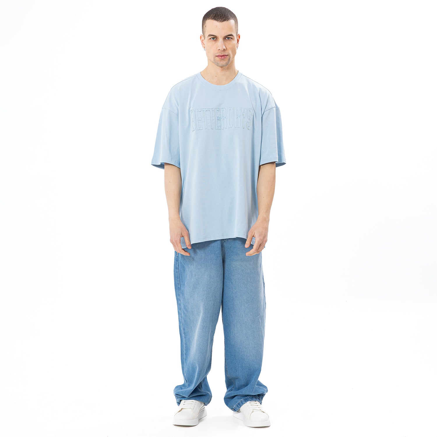 T Shirt R OVER SIZE EMB TR-142-S25