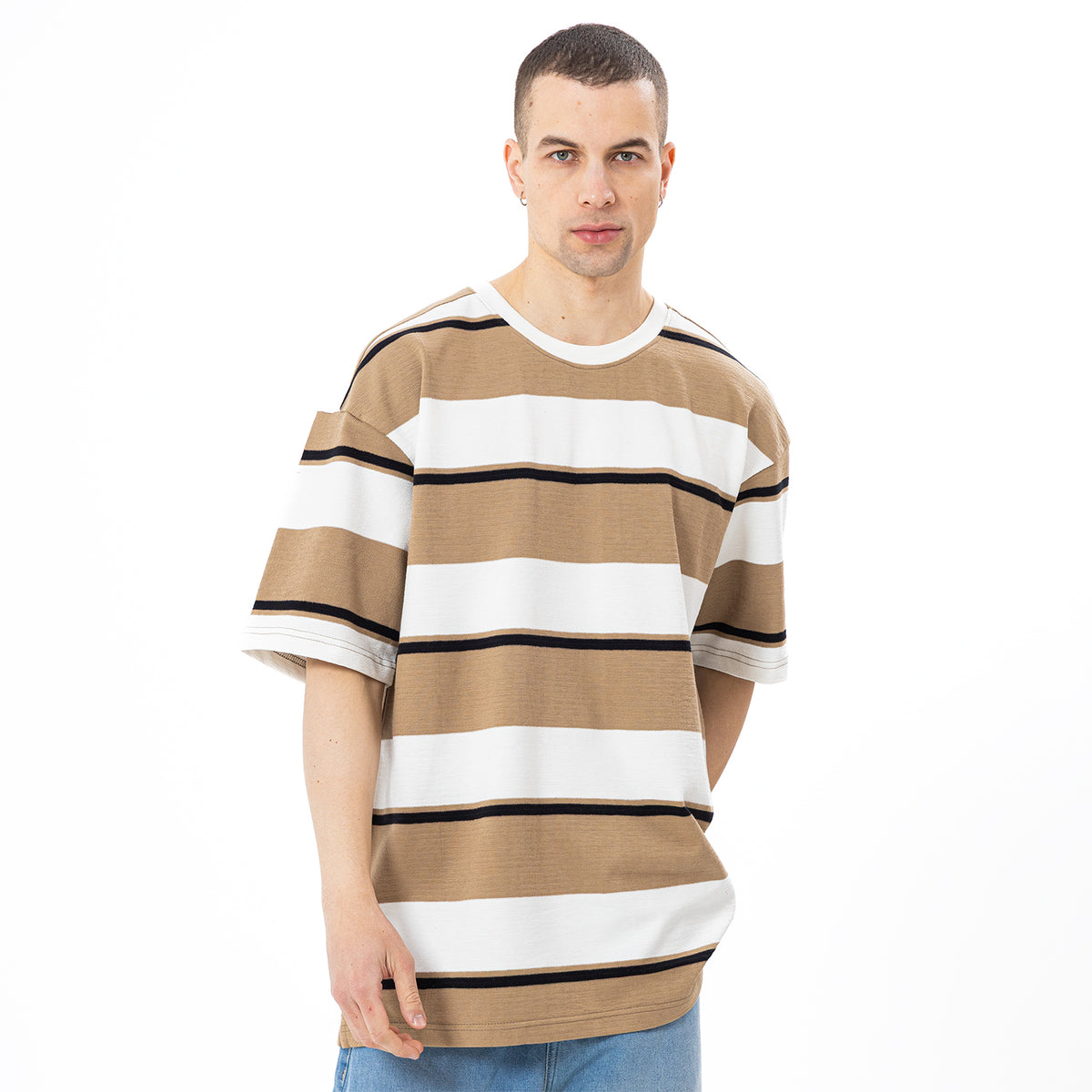 T Shirt R OV S Striped B TR-196-S26