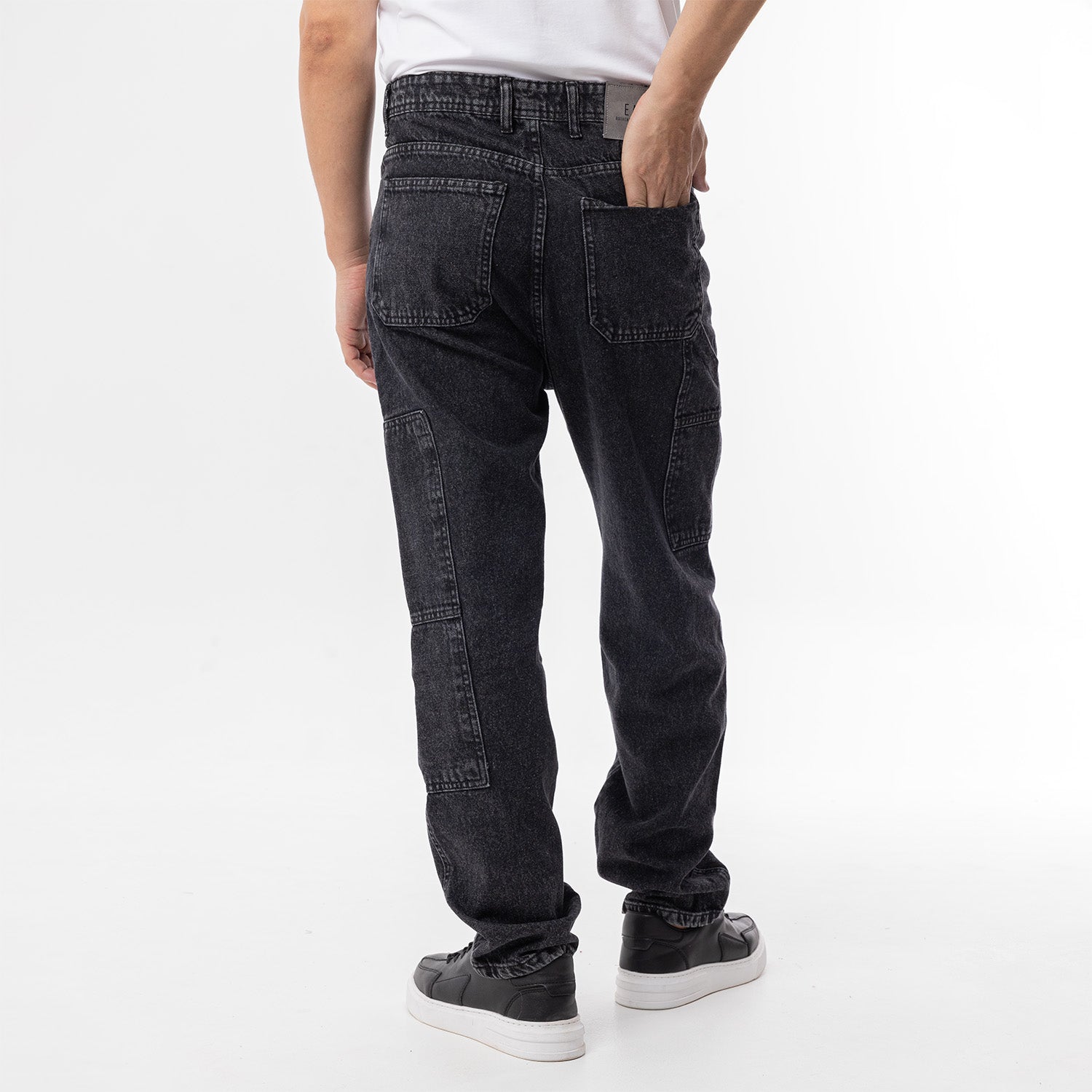 Jeans Wide Leg Cut & Saw-JN-728