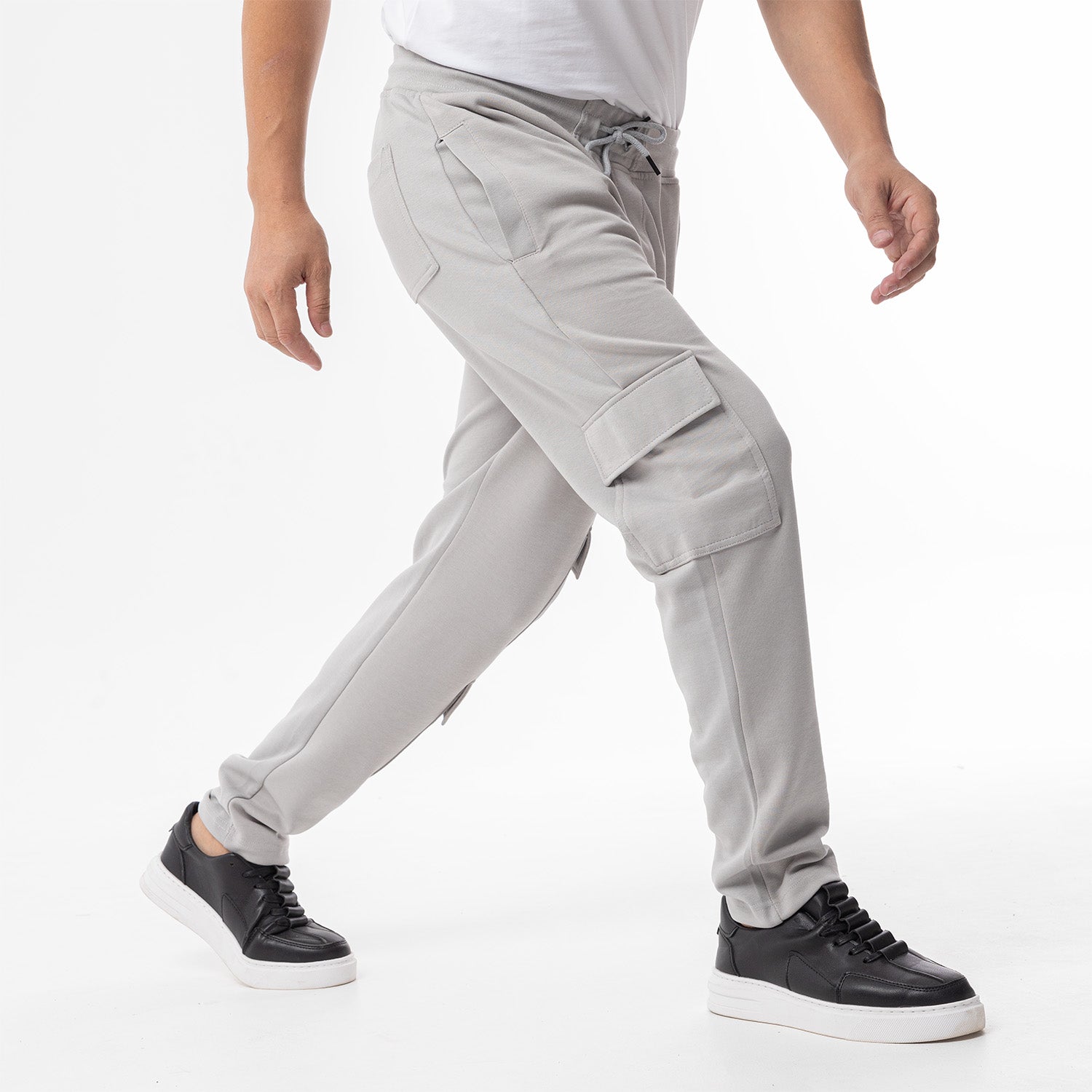 Sweatpants Cargo Basic 2 Pockets-SWP-918