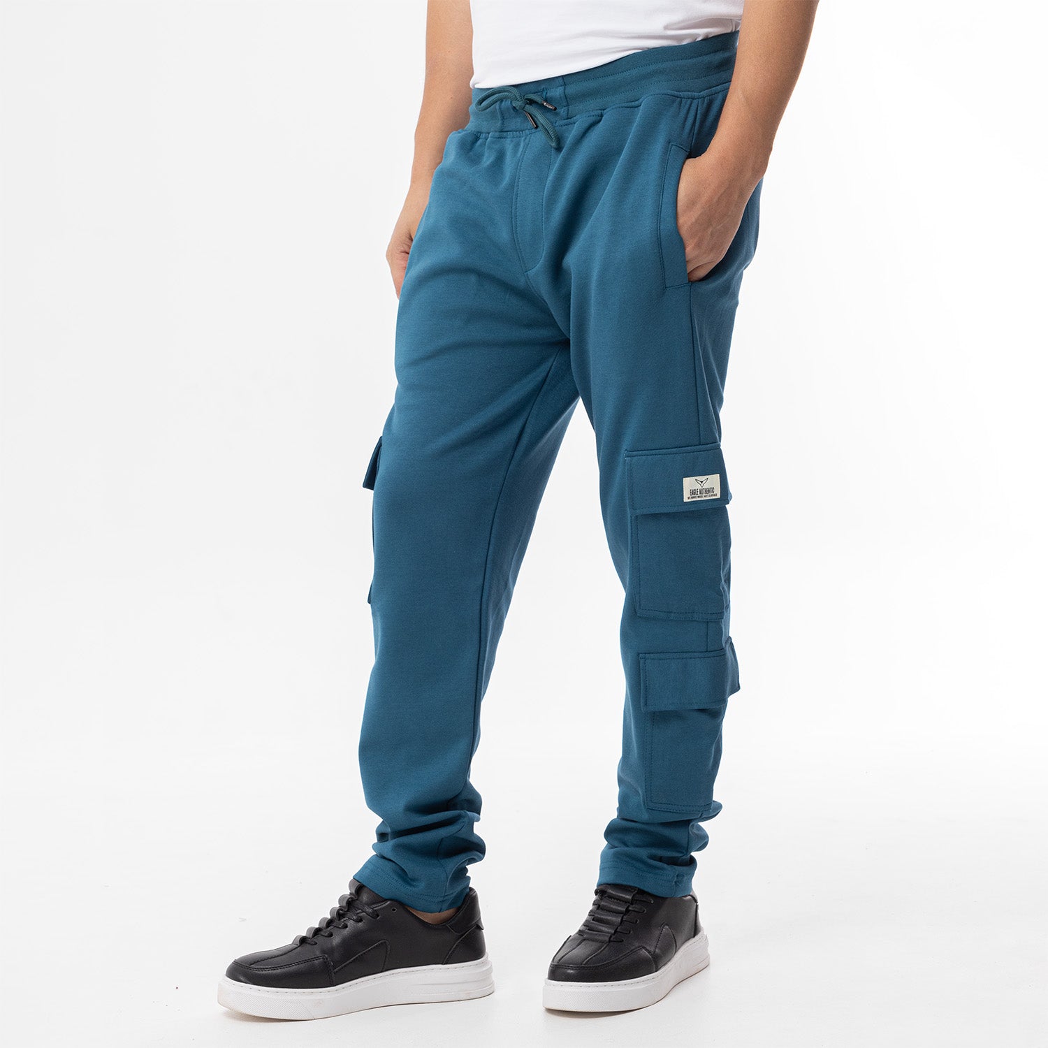 Sweatpants Cargo Basic 2 Pockets-SWP-918