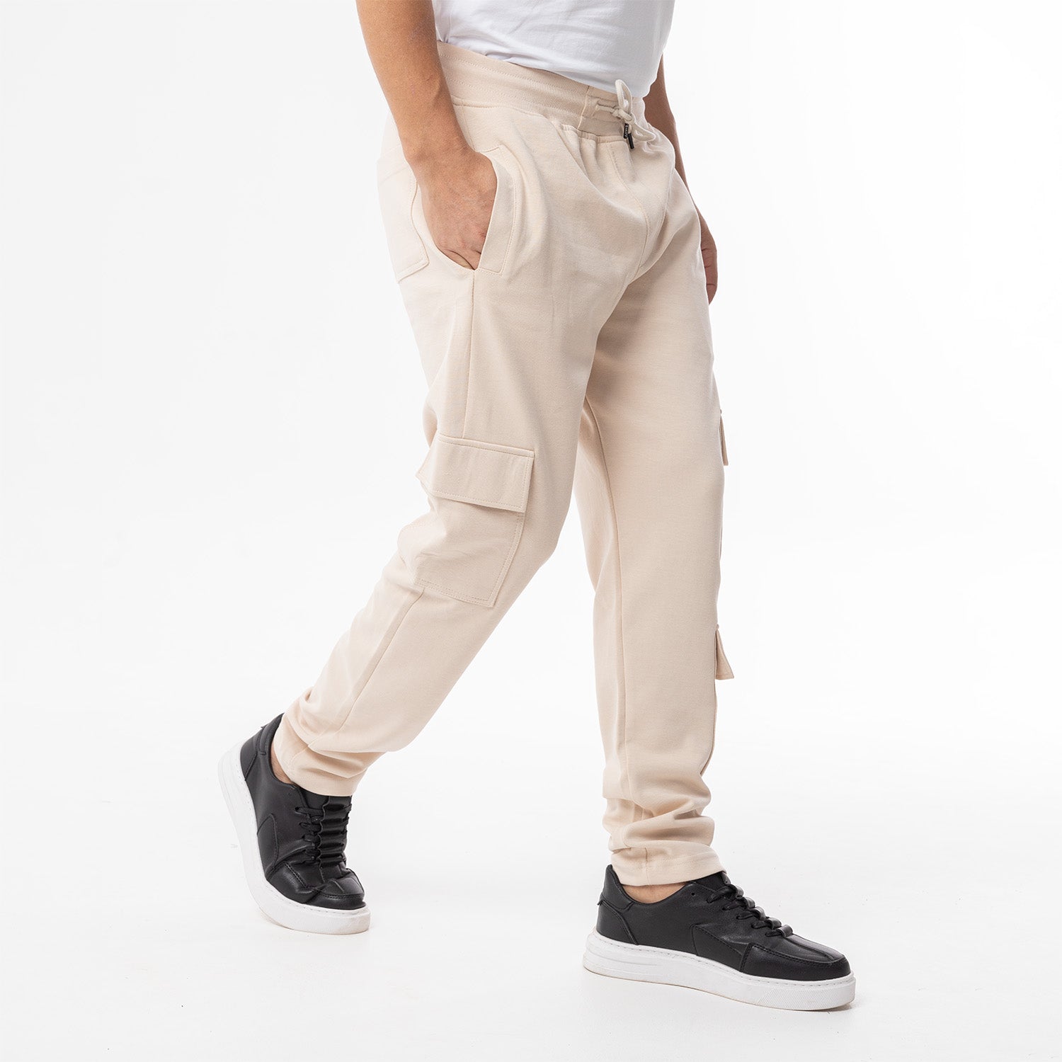 Sweatpants Cargo Basic 2 Pockets-SWP-918