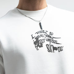 SWEAT SHIRT ROUND PRINT RO-011-W26