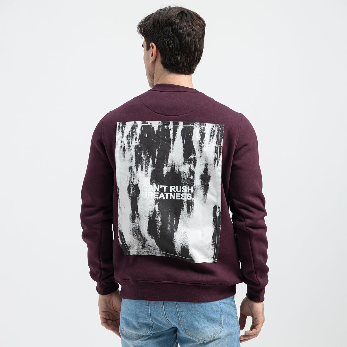 SWEAT SHIRT ROUND PRINT RO-07-W26