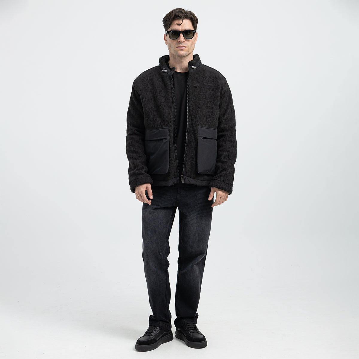 Double face Zip-Up Jacket