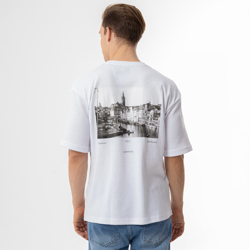 T Shirt R Relaxed Printed-TR-197