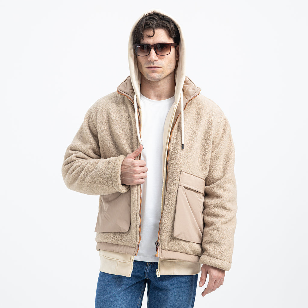 Double face Zip-Up Jacket