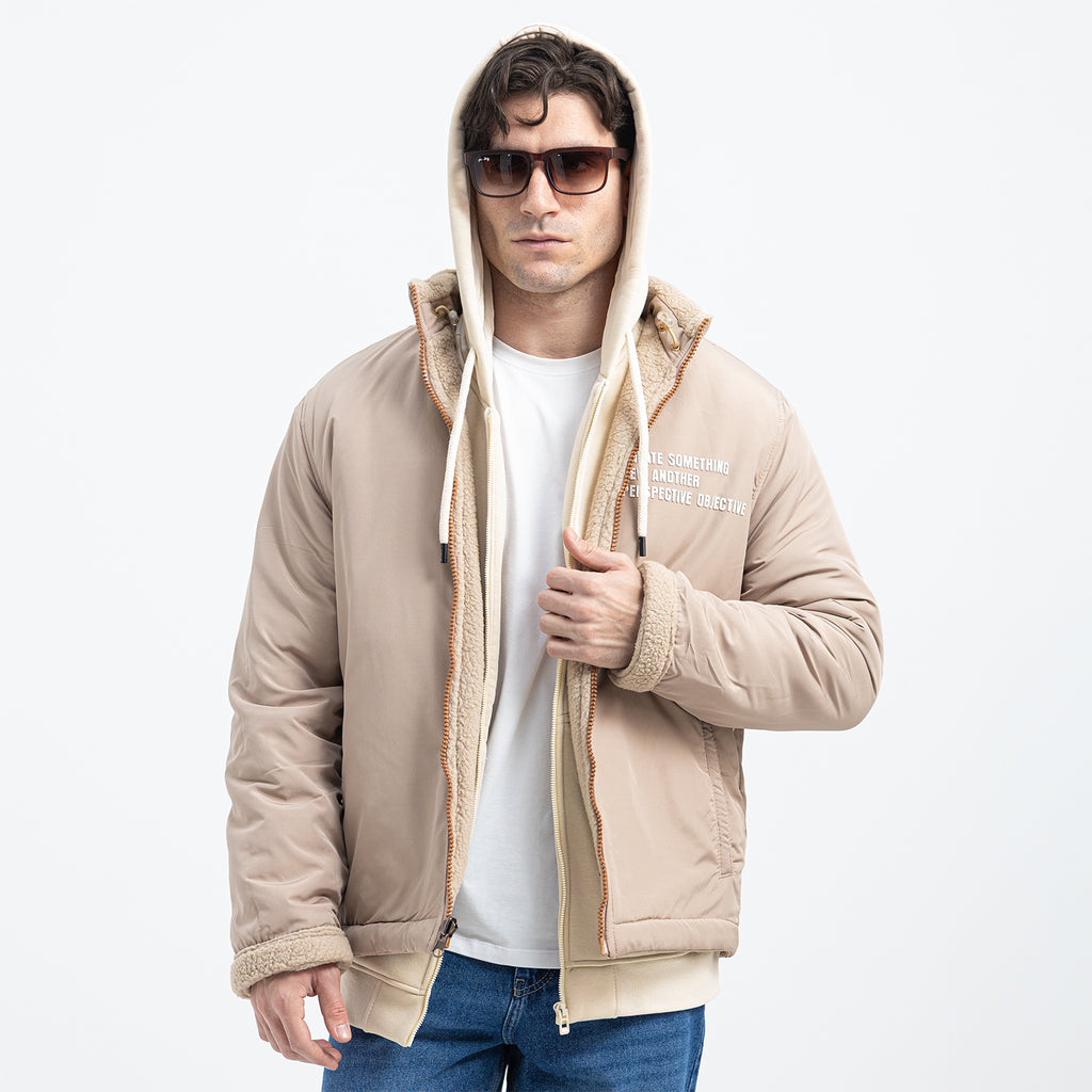 Double face Zip-Up Jacket