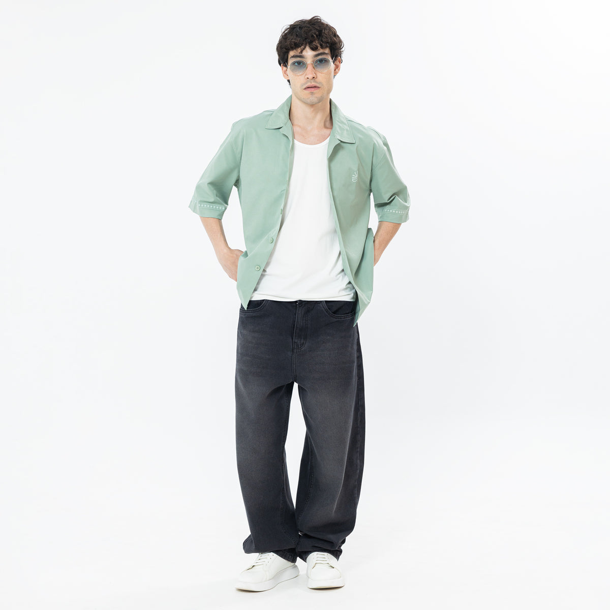 Shirt Gabardine Box Fit SH-579-S26