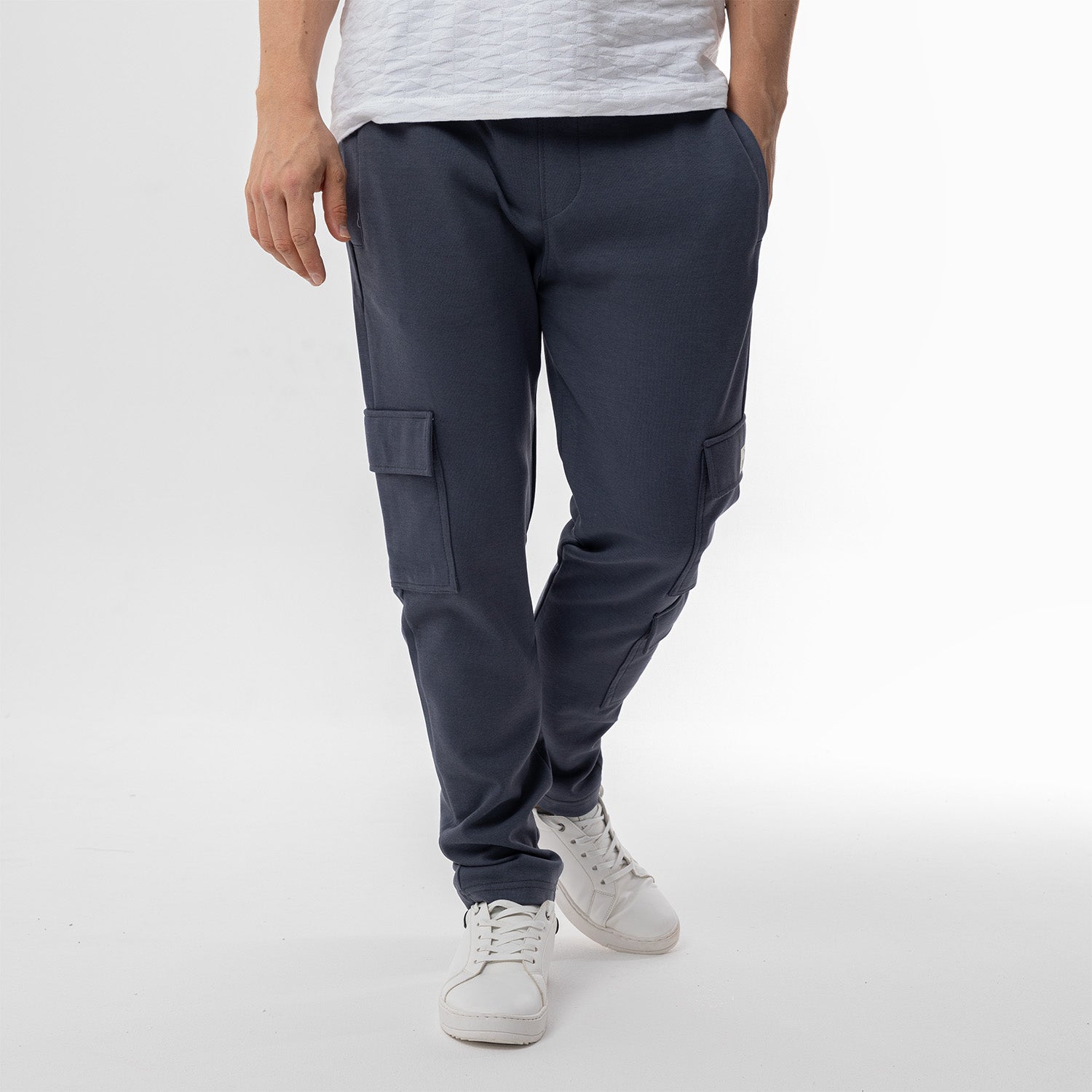 Sweatpants Cargo Basic 2 Pockets-SWP-918