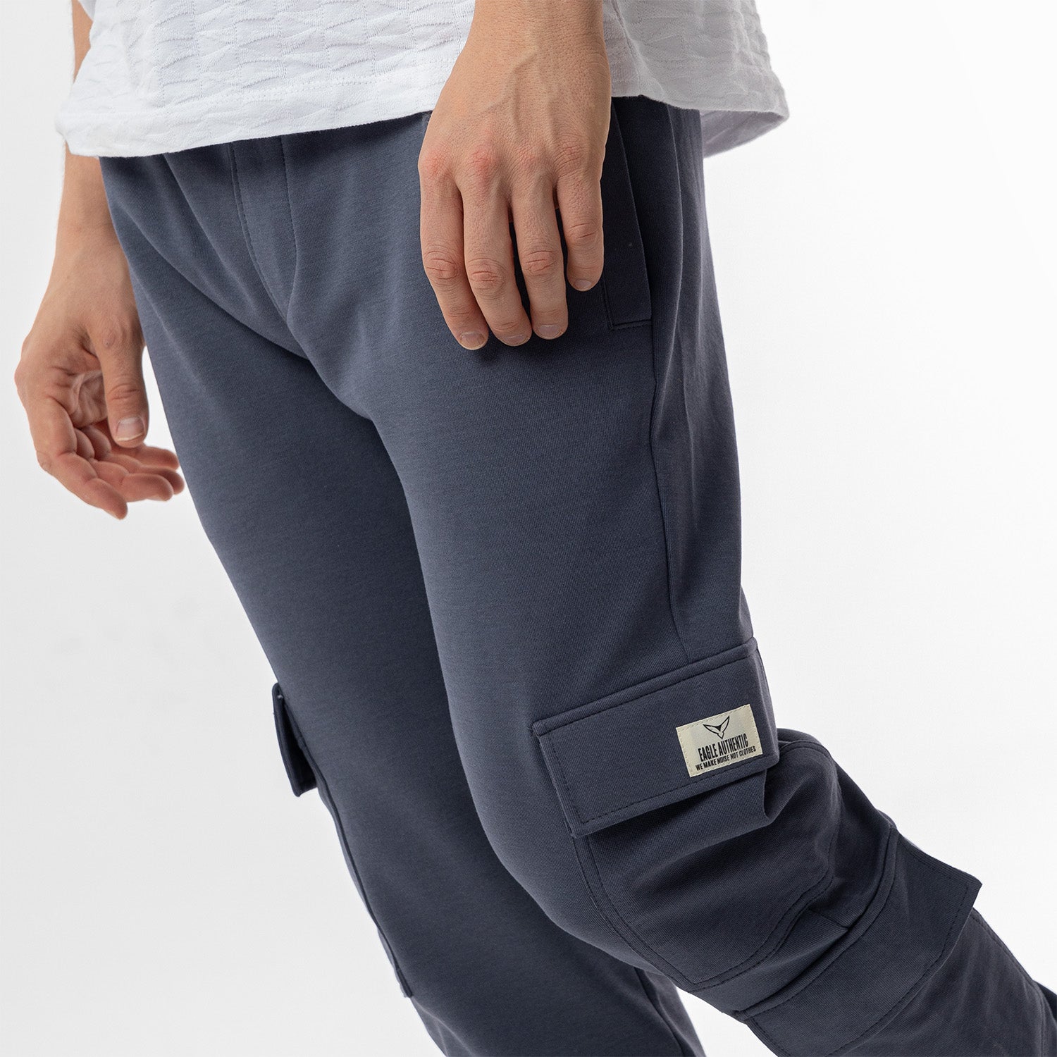 Sweatpants Cargo Basic 2 Pockets-SWP-918