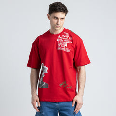 T.Shirt R Over Size Printed TR-070-S25