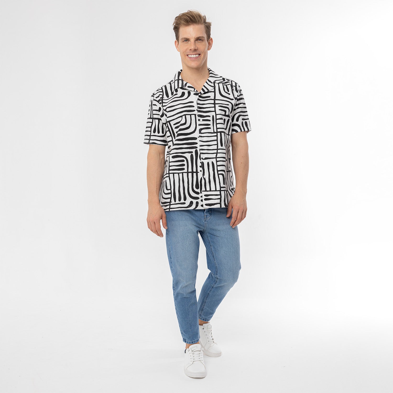 Shirt S/S Printed-SH-344