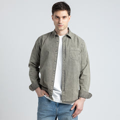 قميص أساسي L/S بجيب واحد - SH-206