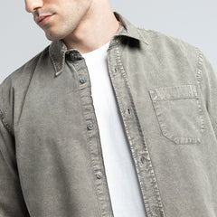 قميص أساسي L/S بجيب واحد - SH-206