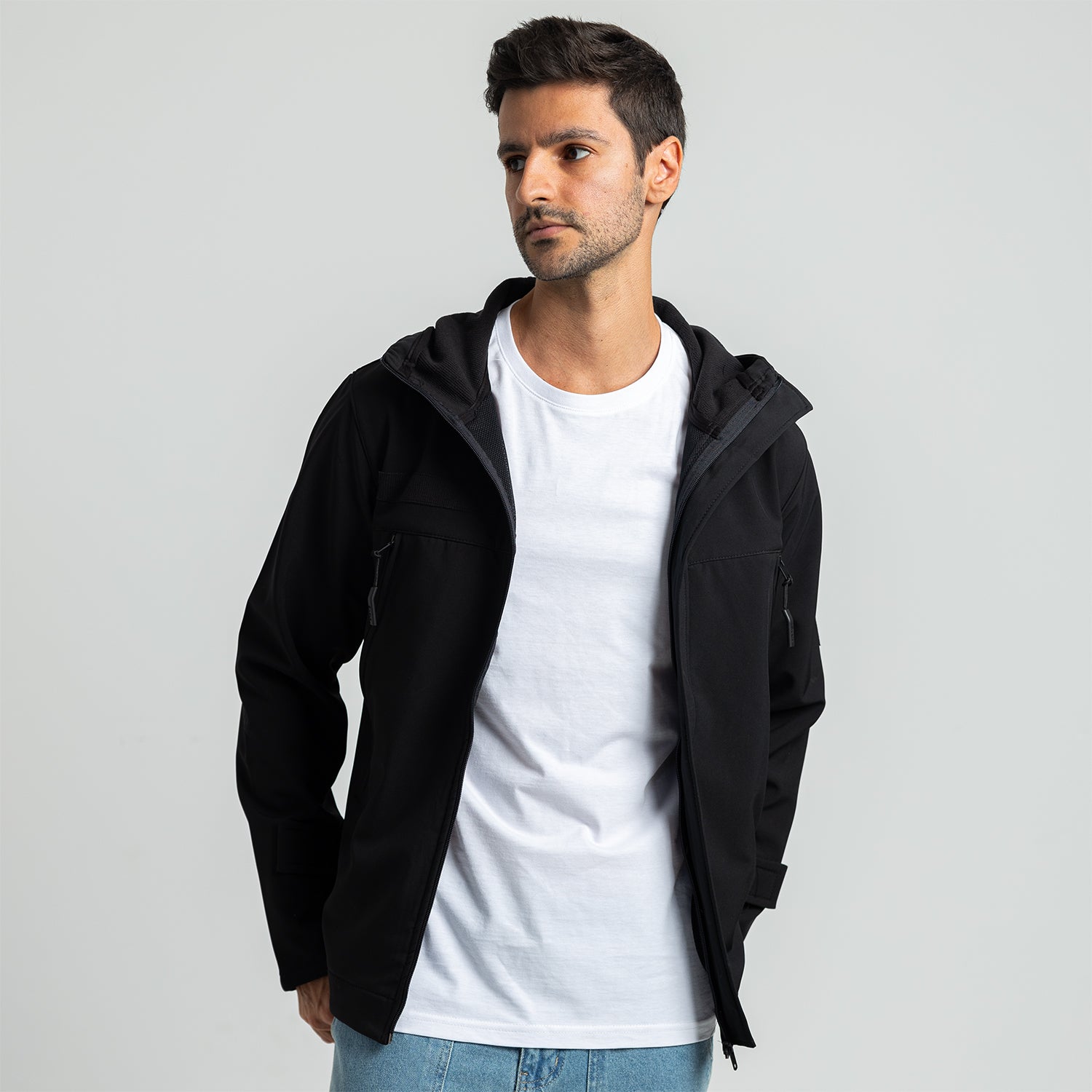 Jacket Zippered Hoodie Cut & Saw-JA-017-W25