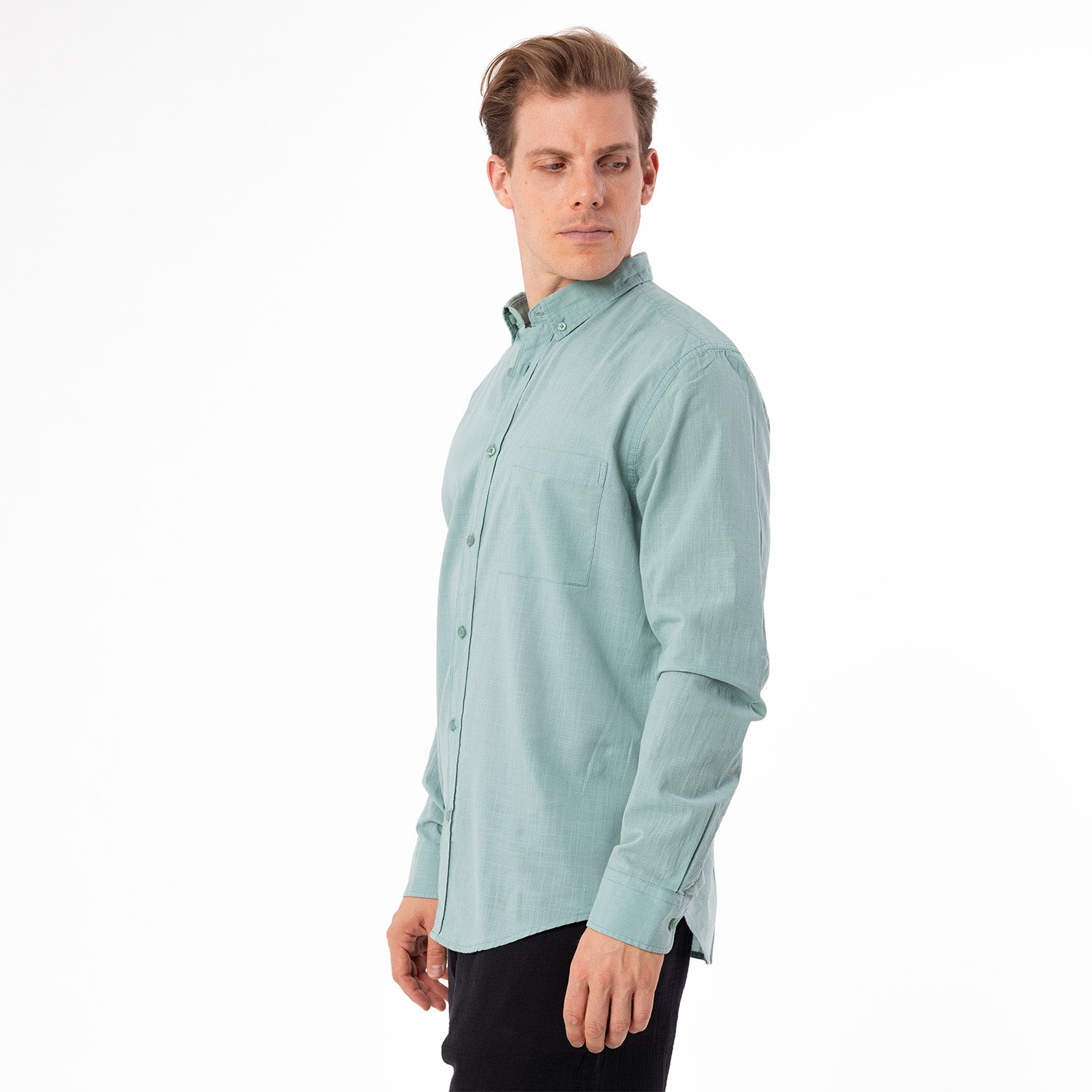 Shirt L/S Basic-SH-365