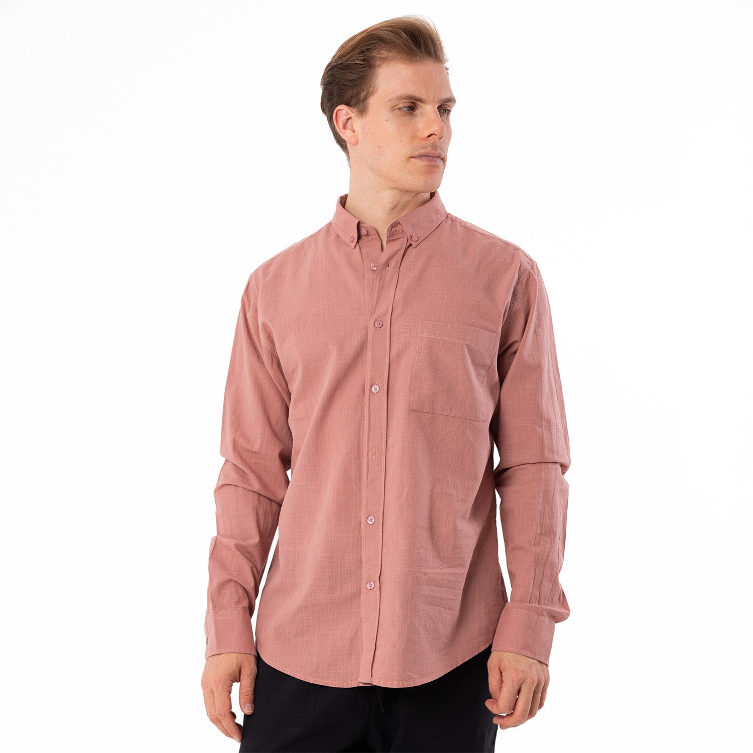 Shirt L/S Basic-SH-365