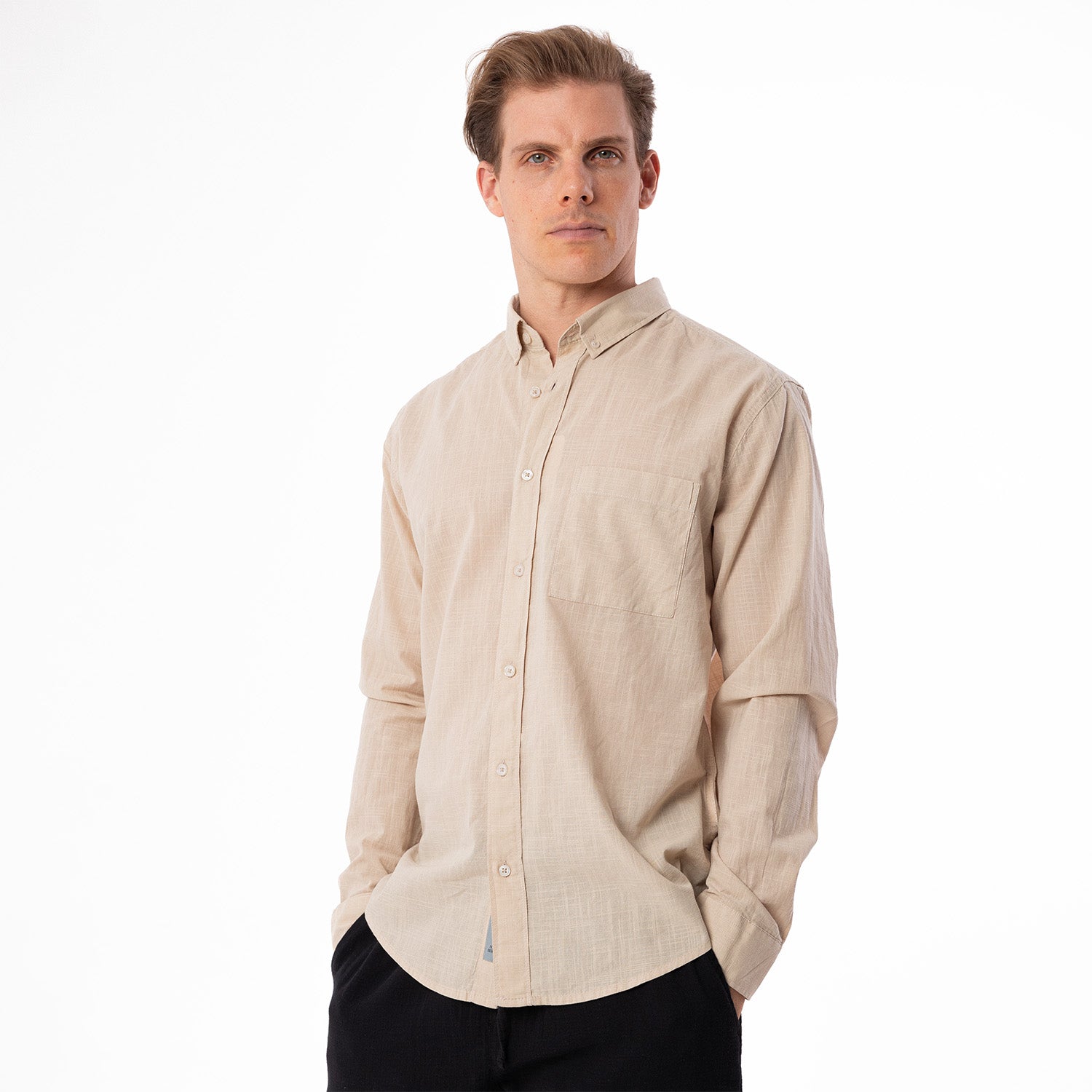 Shirt L/S Basic-SH-365