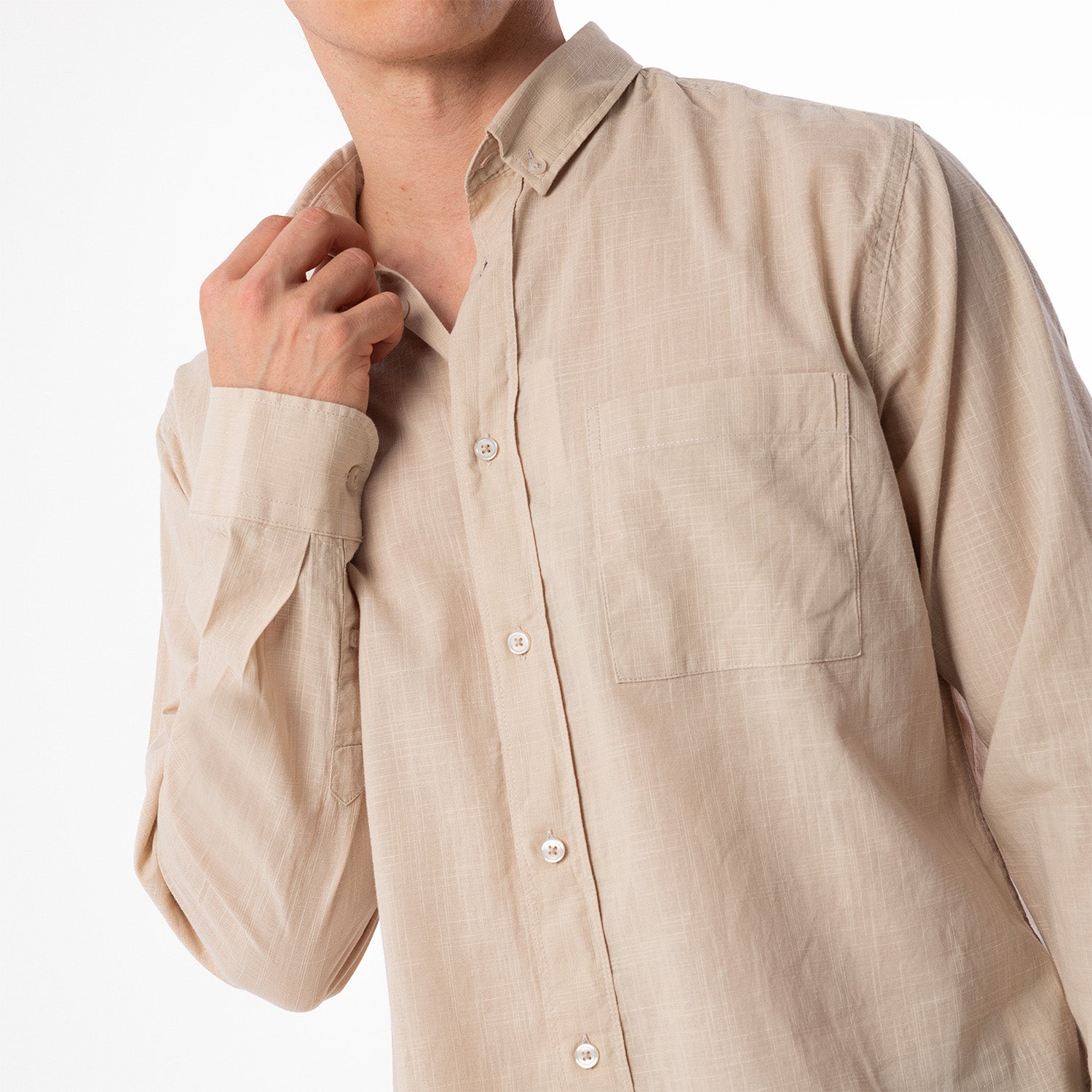 Shirt L/S Basic-SH-365