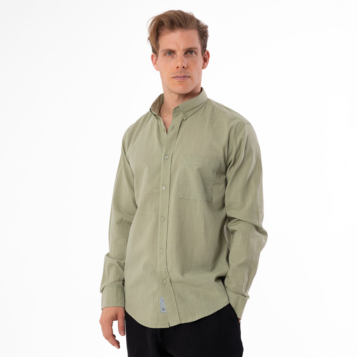 Shirt L/S Basic-SH-365