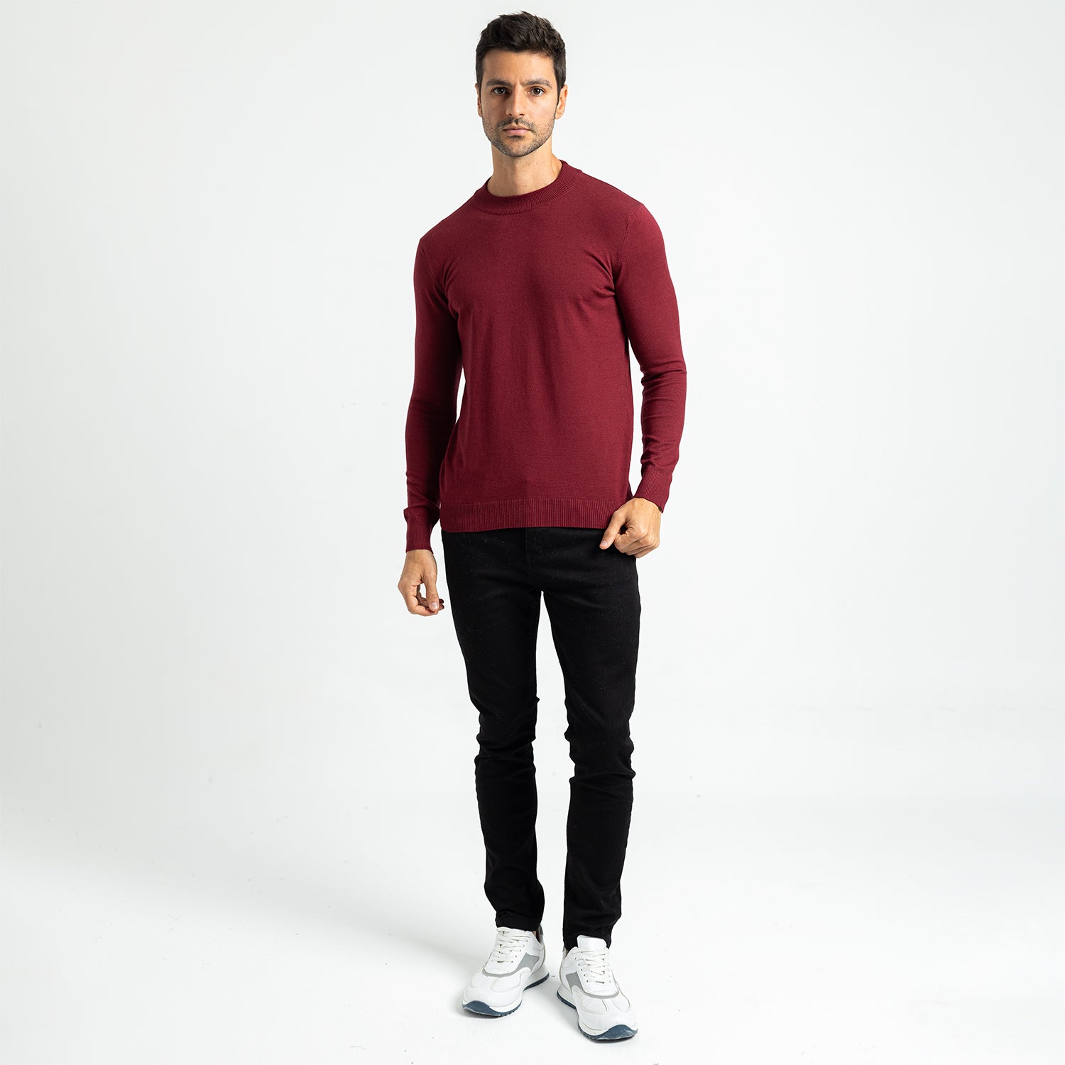 Pullover Half Neck Basic-WA-1-W25