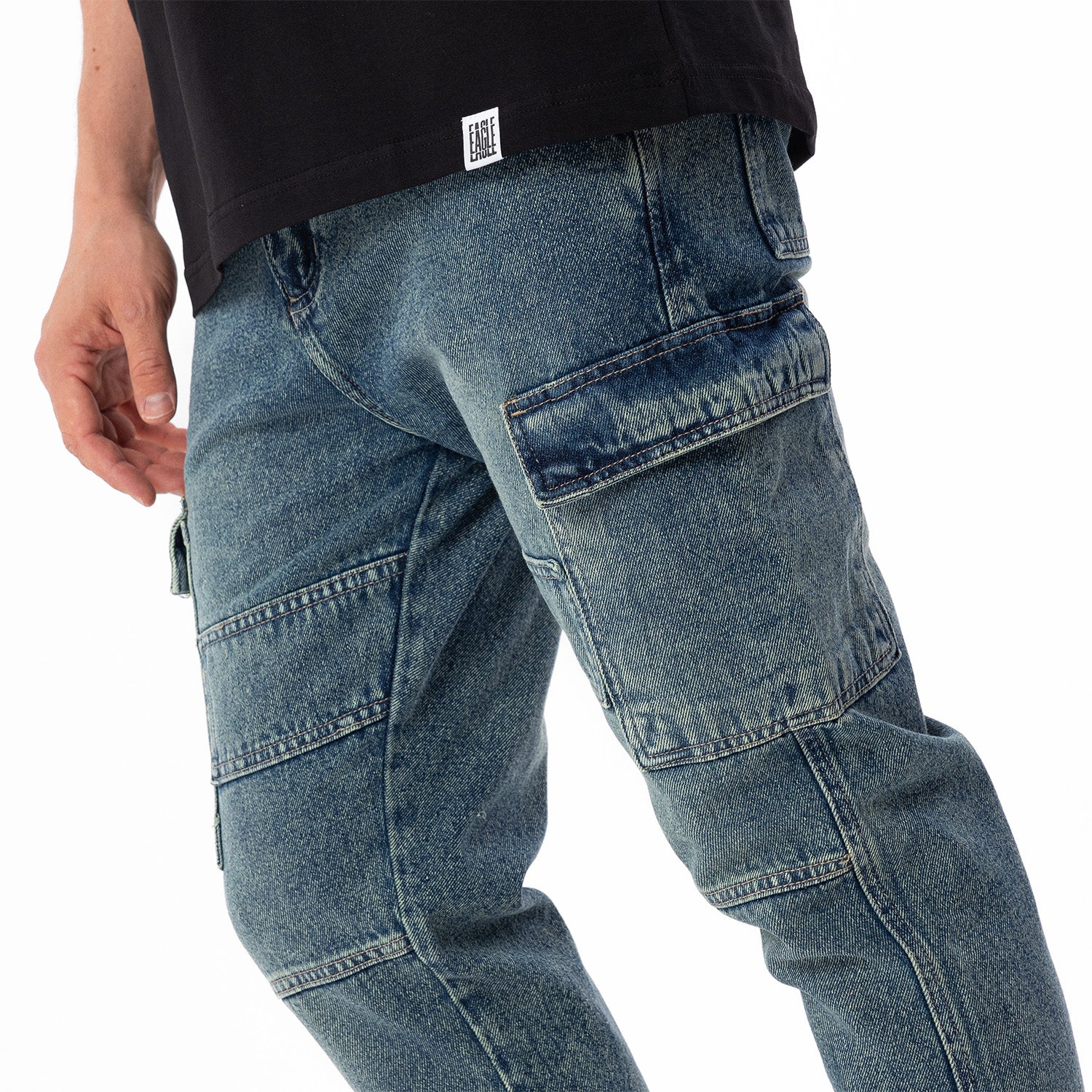 Jeans Cargo Cut & Saw-JO-528