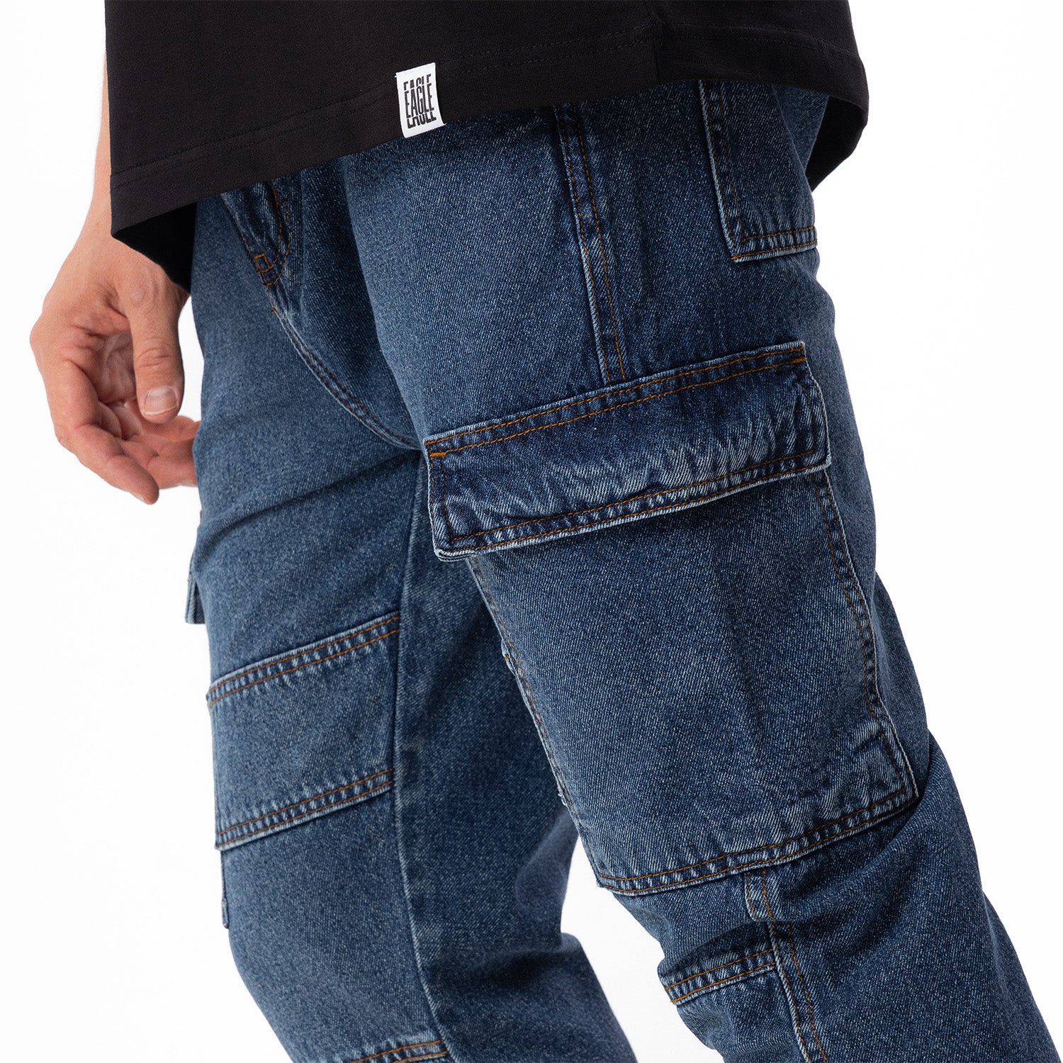 Jeans Cargo Cut & Saw-JO-528