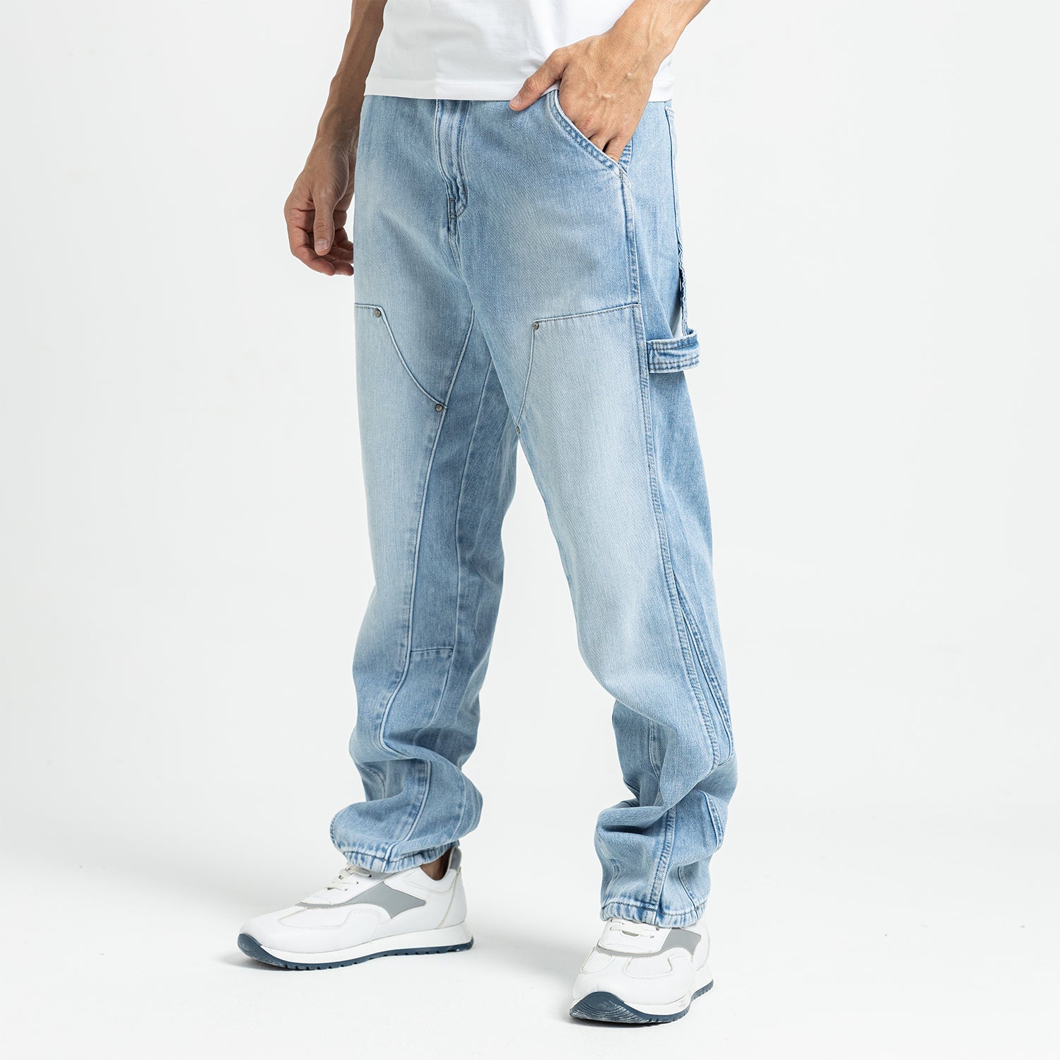 Jeans Wide Leg Cut & Saw-JN-590