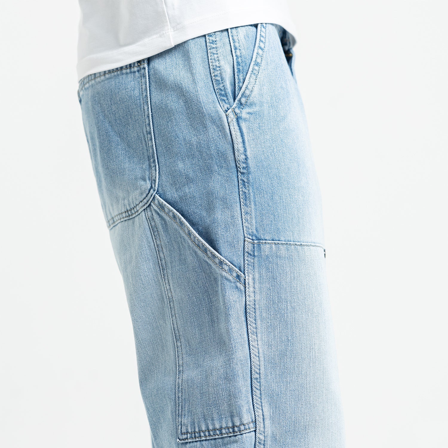 Jeans Wide Leg Cut & Saw-JN-590