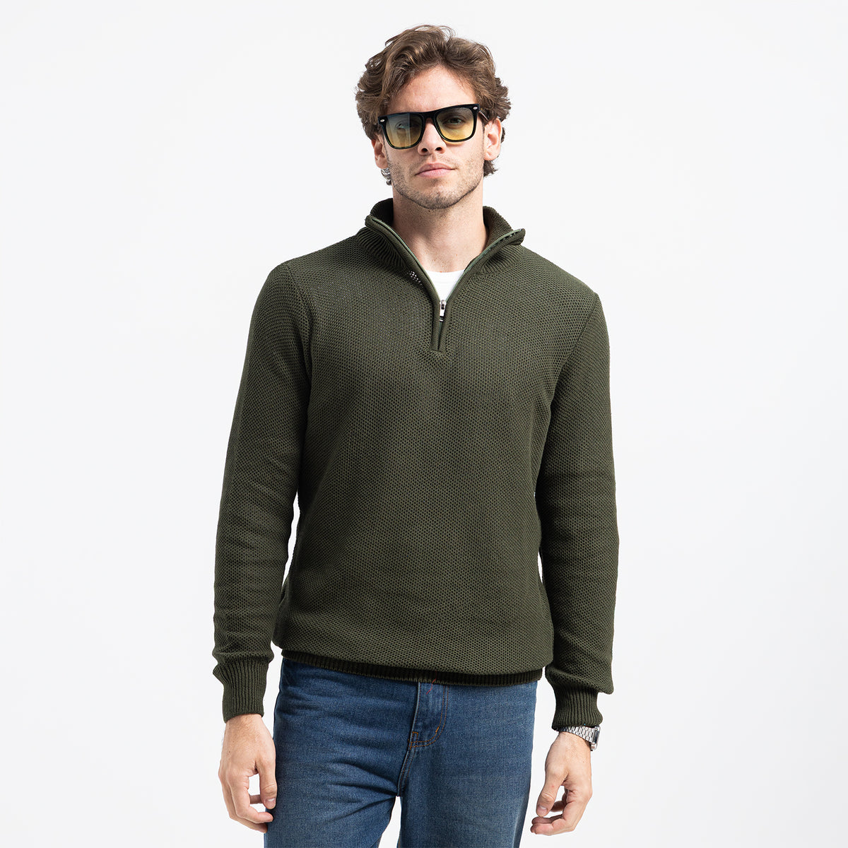 Polo Aclerk Basic Zipper - PAC-11-W26