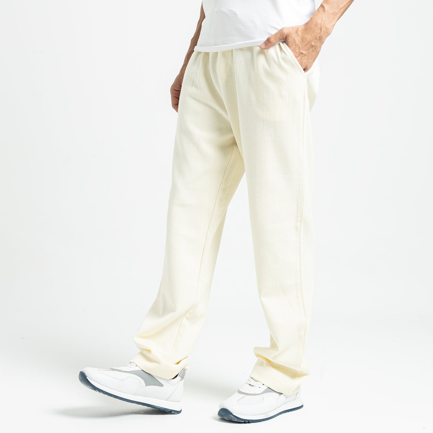 Sweatpants Wide Leg Basic-SWP-604-W25