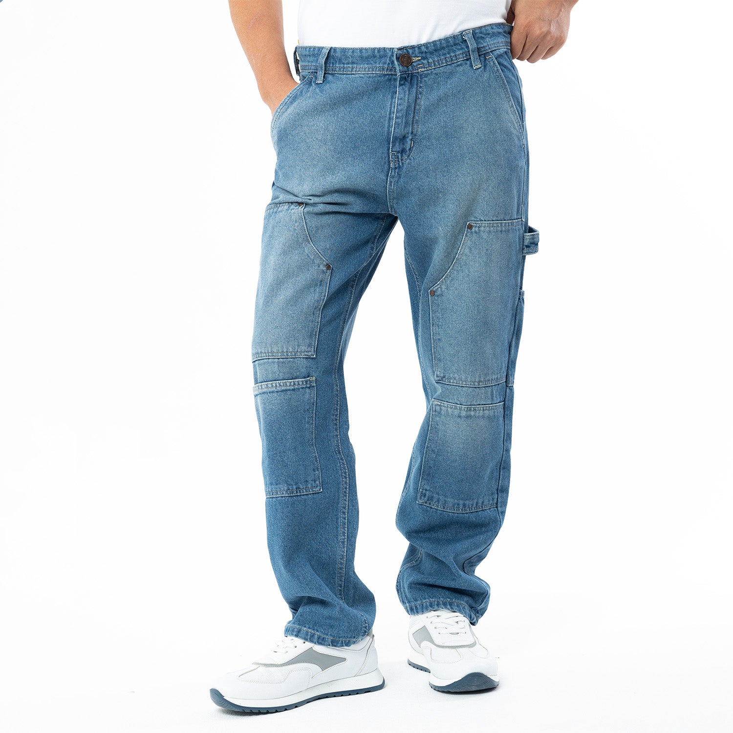 Jeans Wide Leg Cut & Saw-JN-566