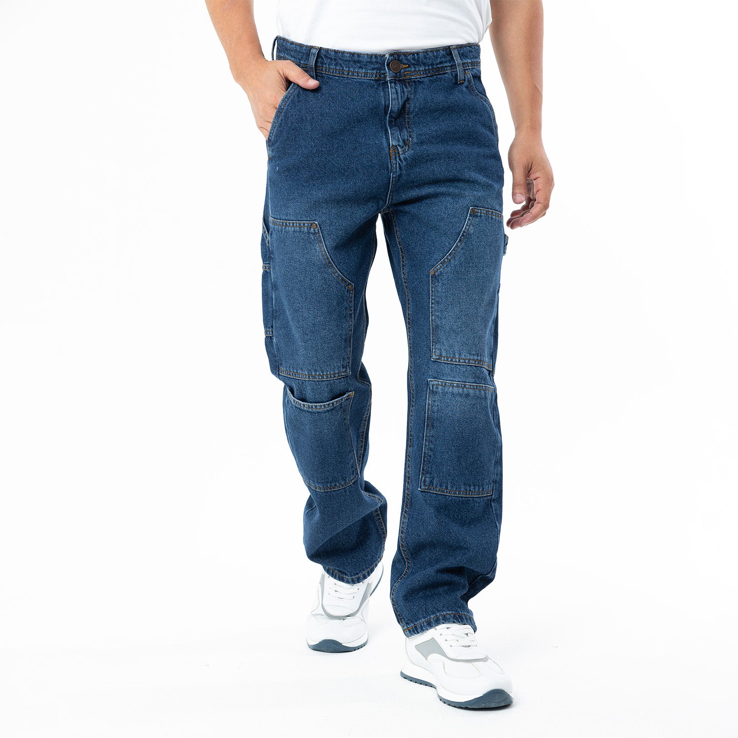 Jeans Wide Leg Cut & Saw-JN-566