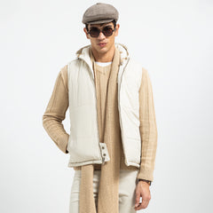 Double Face Vest Zipper Basic-VST-078-W26